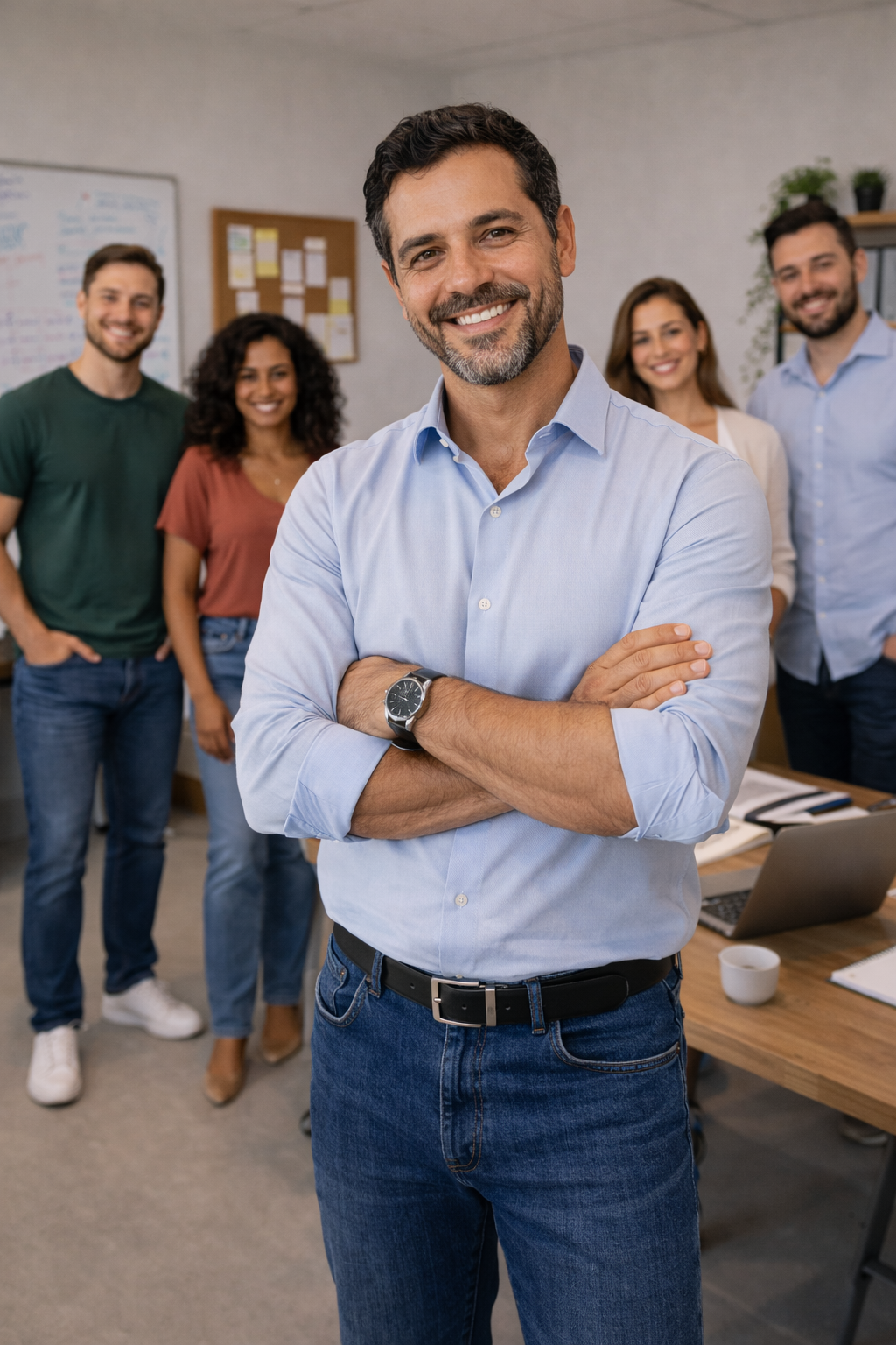 Equipe de empresa trabalhando